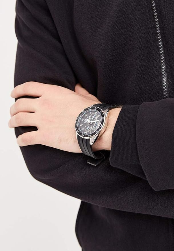 Casio Edifice Homme Analogique Quartz Montre avec Bracelet en Résine E-Plaza store
