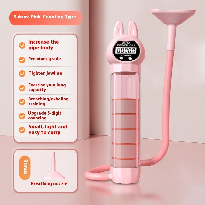 Entraîneur de respiration abdominale avec haltères respiratoires null