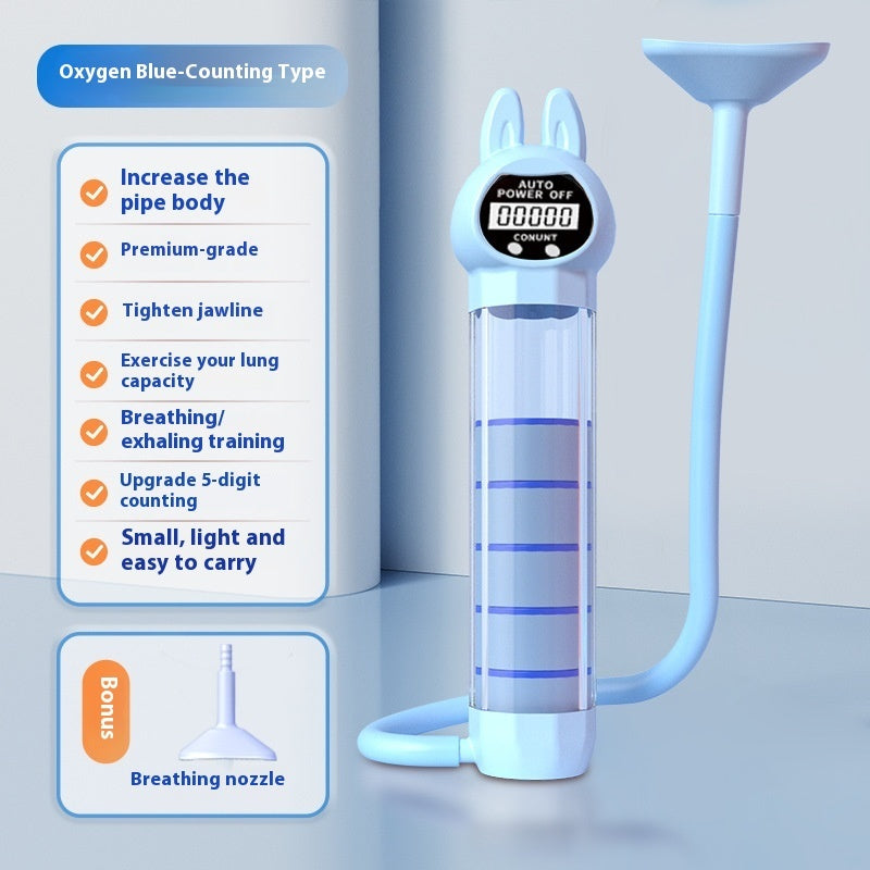Entraîneur de respiration abdominale avec haltères respiratoires null
