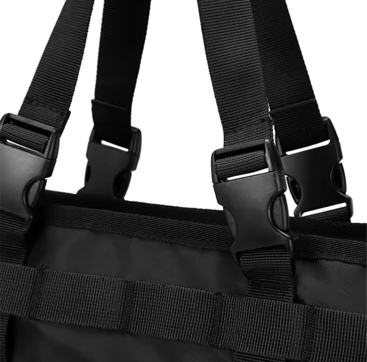 Sac Tote Tactique Multifonction – Noir sac à bandoulière unisexe grande capacité pour hommes, sac à main de grande capacité pour étudiants, fourre-tout décontracté, sacoches, sac de voyage