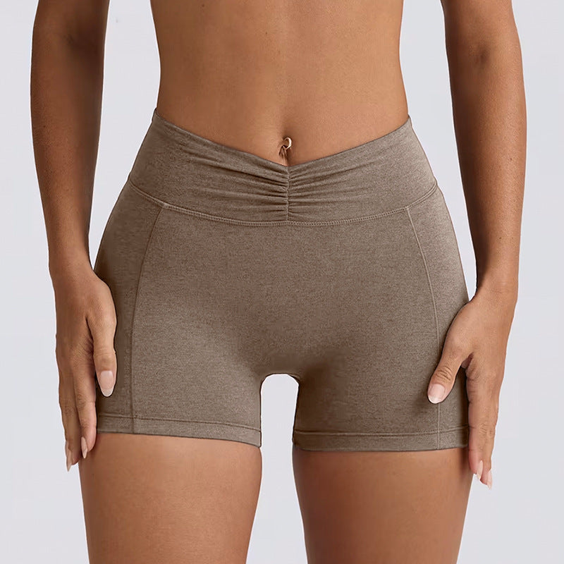 Shockproof With Chest Pad High Elastic Brushed Workout Top E-Plaza store