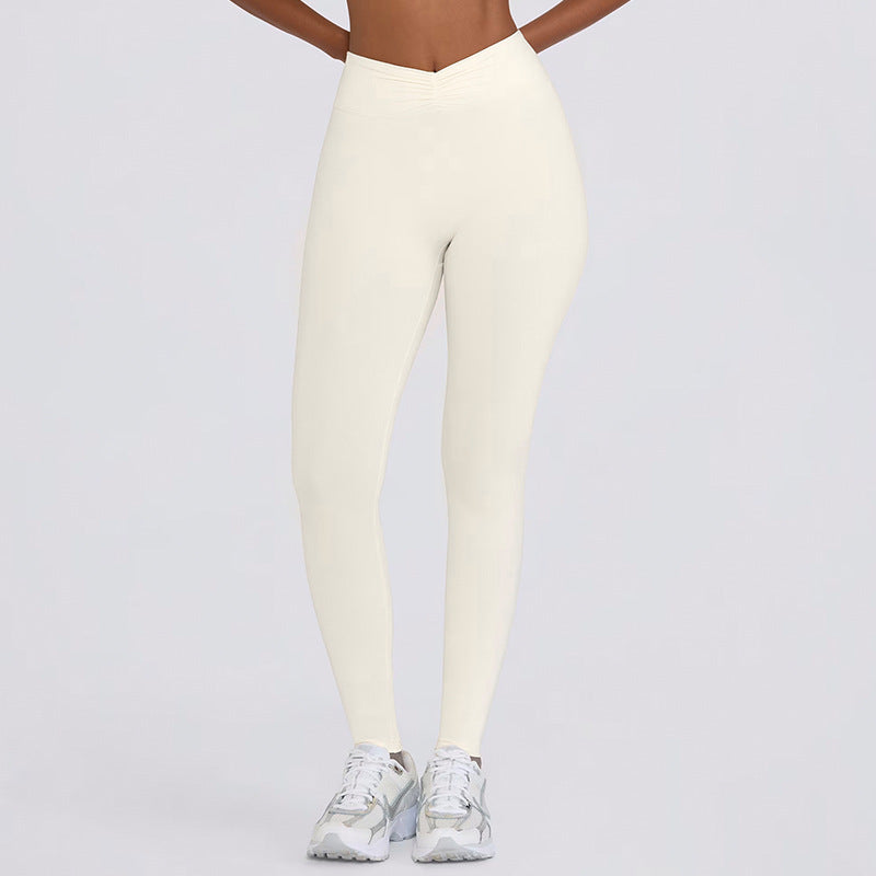 Shockproof With Chest Pad High Elastic Brushed Workout Top E-Plaza store